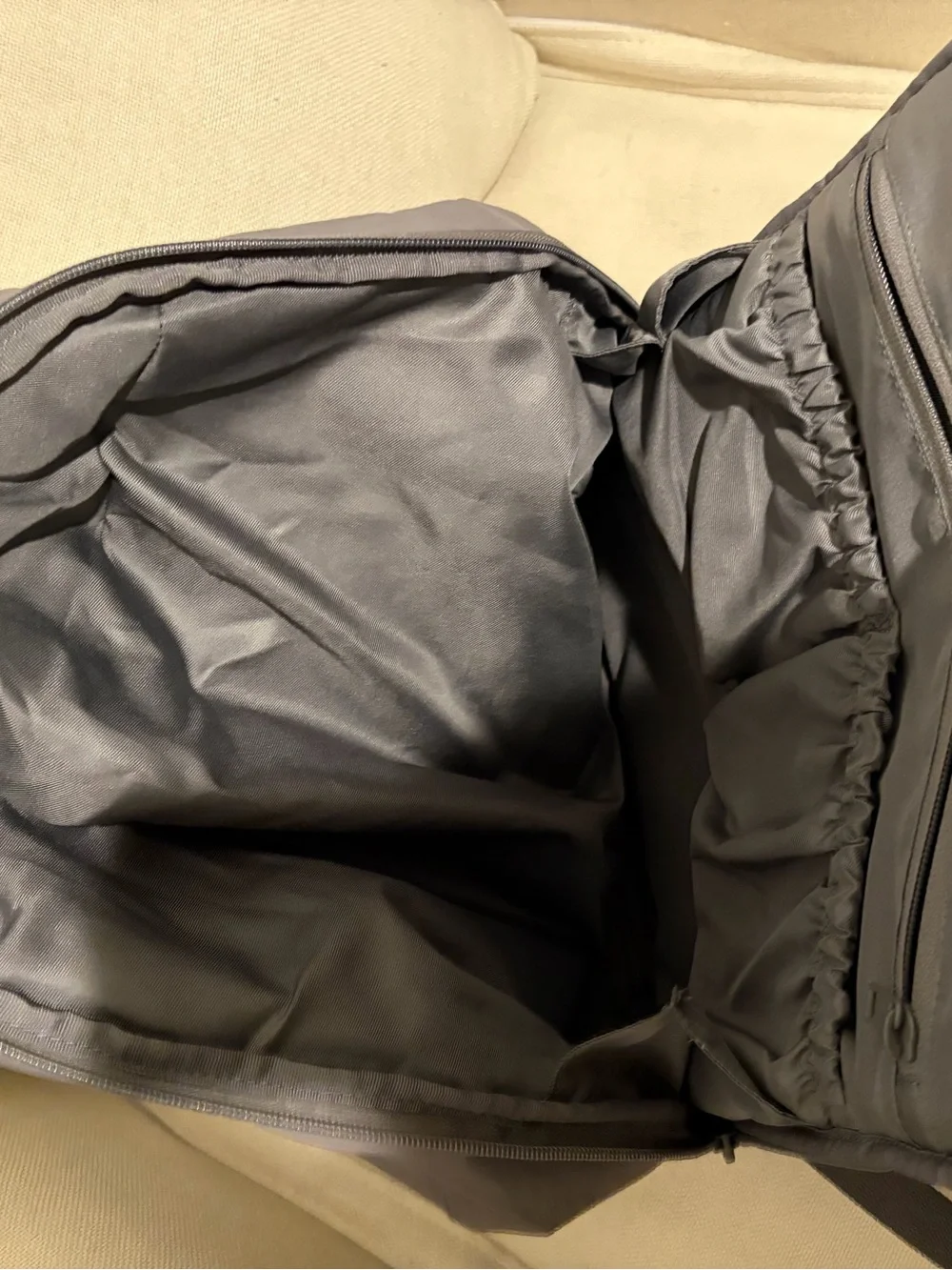BEIS Air Backpack 28L Charcoal Travel Lightweight Vacation School Laptop
